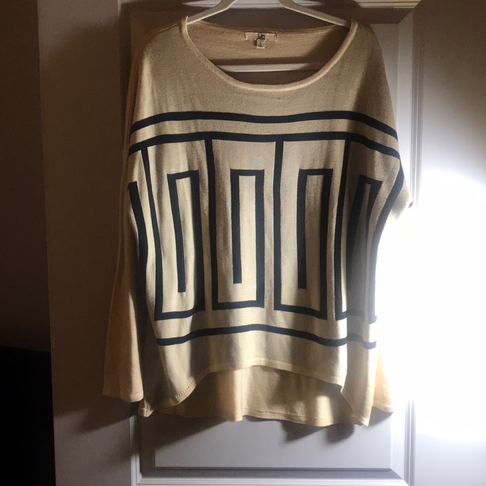 Ya Los Angeles Geometric Sweater